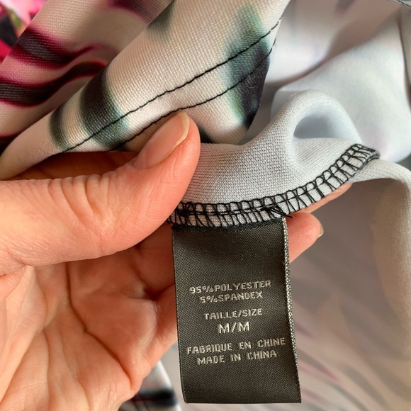 Suzy Shier | Floral & Cheetah Print Dress - Picture 3 of 4